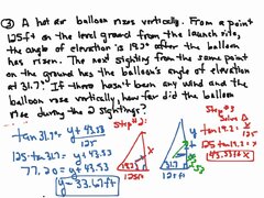 50 Trigonometry Word Problems Worksheet Answers