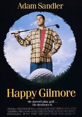 Happy gilmore movie poster – classic 90’s vintage