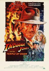 Indiana jones and the temple of doom movie– classic 80’s vintage