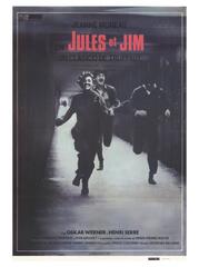 Jules and Jim, Spanish Movie Poster, 1961