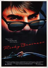 Risky business movie– classic 80’s vintage