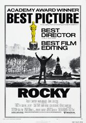 Rocky movie poster – classic 70’s vintage