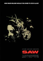 Saw movie poster – classic 00’s vintage