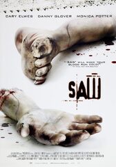 Saw movie poster – classic 00’s vintage