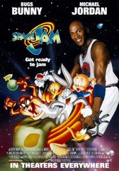 Space jam movie poster – classic 90’s vintage