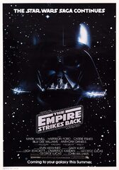 Star wars episode v – the empire strikes back movie poster – classic 80’s vintage