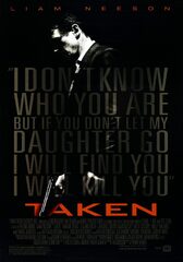 Taken movie poster – classic 00’s vintage