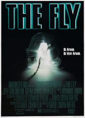 The fly movie poster – classic 80’s vintage