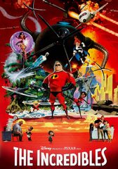 The incredibles movie poster – classic 00’s vintage