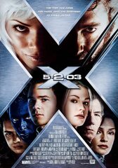 X2 – x-men movie poster – classic 00’s vintage