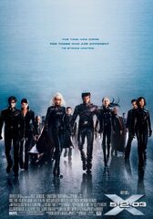 X2 – x-men movie poster – classic 00’s vintage